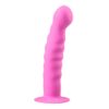 SILICONE SUCTION CUP DILDO PINK -