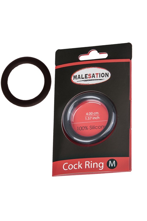 COCK RING M. 4CM MALESATION SILICONE -