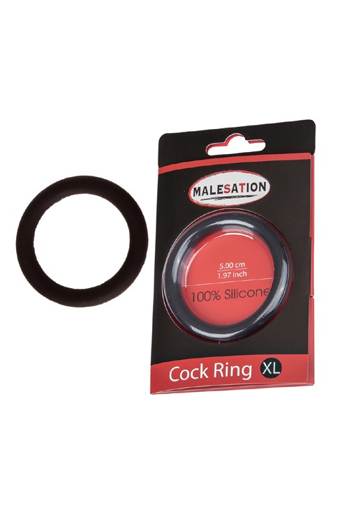 COCK RING XL. 5CM MALESATION SILICONE -