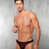 MEN'S STRING XL - DOREANSE - RED/BLACK -