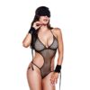 BACI - LOVE SLAVE SET FISHNET BLACK O/S -