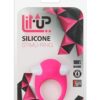 PINK LIT-UP SILICONE STIMU RING 6 -