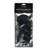 BLACK SATIN EYE MASK -