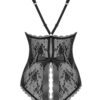 OBSESSIVE - BEHINDY CROTCHLESS TEDDY BLACK S/M -