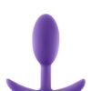 LUXE PURPLE WEARABLE VIBRA SLIM PLUG S -