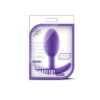 LUXE PURPLE WEARABLE VIBRA SLIM PLUG M -