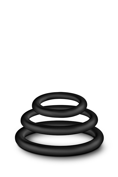 VS4 COCK RING SET BLACK -