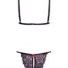 BARELY BARE X STRAP BRALETTE SET O/S -