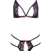 BARELY BARE TIE ME UP LINGERIE SET O/S -