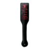 E.T. BITCH BLACK LEATHER PADDLE -