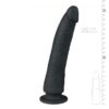 E.T. SUCTION CUP REALISTIC DILDO BLACK -