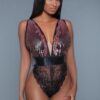 ESTELLA BODYSUIT W. SEQUINS XL -