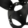 COQUETTE MASK W. BUNNY EARS - VEGAN LEATHER -