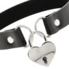 COQUETTE CHOKER HEART PADLOCK -