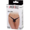 Στρινγκ χωρίς καβάλο Amorable by Rimba - Open String - One Size - Black