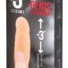 MALESATION PENIS EXTENDER 3'' -