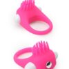 LIT-UP PINK SILICONE STIMU RING 5 -