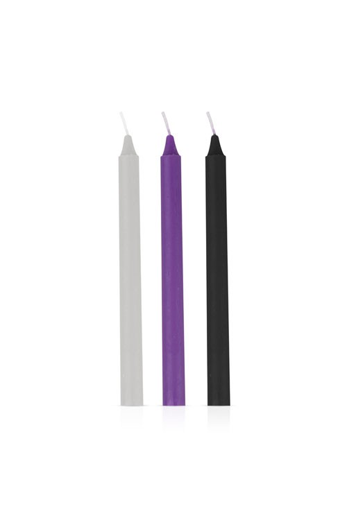 SENSUAL HOT WAX CANDLES - 3 PCS -