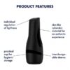 SATISFYER - MEN CLASSIC MASTURBATOR BLACK -