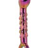 GLAMOUR GLASS RIBBED G-SPOT DILDO -