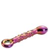 GLAMOUR GLASS RIBBED G-SPOT DILDO -