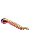 GLAMOUR GLASS RIBBED G-SPOT DILDO -