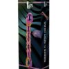 GLAMOUR GLASS RIBBED G-SPOT DILDO -