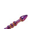 GLAMOUR GLASS RIDGED ANAL DILDO -