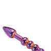 GLAMOUR GLASS RIDGED ANAL DILDO -