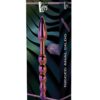 GLAMOUR GLASS RIDGED ANAL DILDO -