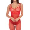 ALL HEART CROTCHLESS RED BODYSTOCKING OS -