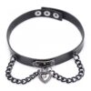 GOTHIC HEART COLLAR -