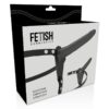 F.S. SINGLE STRAP-ON VIBR. 15 CM BLACK -