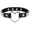 COQUETTE CHOCKER HEART - VEGAN LEATHER -