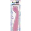 CRYSTAL PINK GLASS G SPOT WAND -