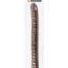 DR SKIN CHOCOLATE 18INCH DOUBLE DILDO -