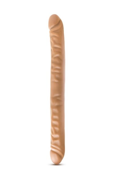 DR SKIN MOCHA 18INCH DOUBLE DILDO -