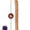 DR SKIN MOCHA 18INCH DOUBLE DILDO -