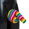 RAINBOW HUGGIE COCK SOCK -