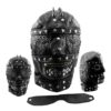 HEAVY LEATHER MASK BLACK -