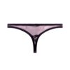 BARELY BARE MESH & LACE PANTY BLACK -