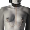 COQUETTE COLLAR W. CLAMPS - VEGAN LEATHER -