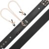 COQUETTE COLLAR W. CLAMPS - VEGAN LEATHER -