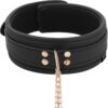 COQUETTE COLLAR W. CLAMPS - VEGAN LEATHER -