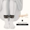 COQUETTE ANKLE CUFFS - VEGAN LEATHER -