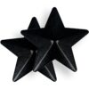 COQUETTE NIPPLE COVERS - BLACK STARS -