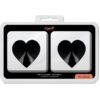 COQUETTE NIPPLE COVERS - BLACK HEARTS -