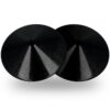 COQUETTE NIPPLE COVERS - BLACK CIRCLES -