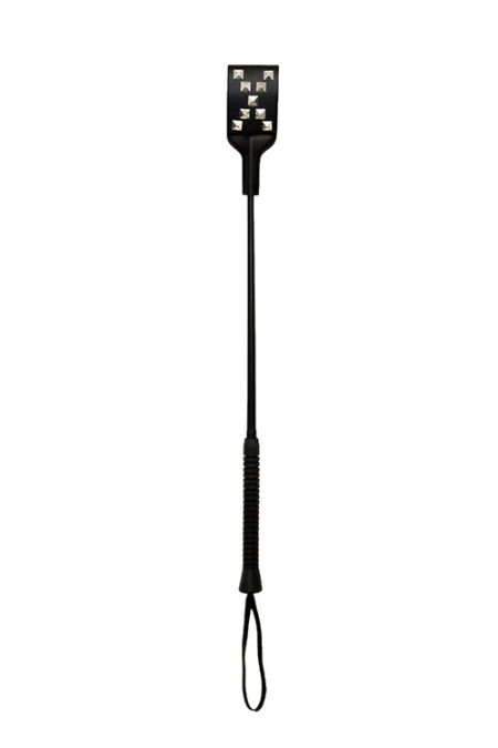 GP RIDING CROP W. METAL XO STUDS -