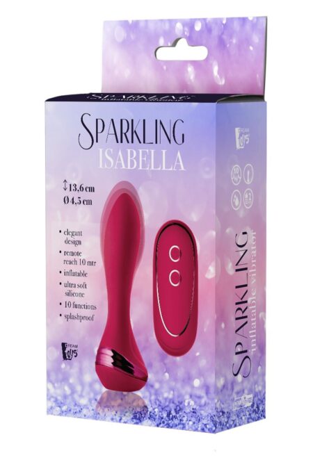 SPARKLING ISABELLA INFLATABLE REMOTE VIBRATOR -